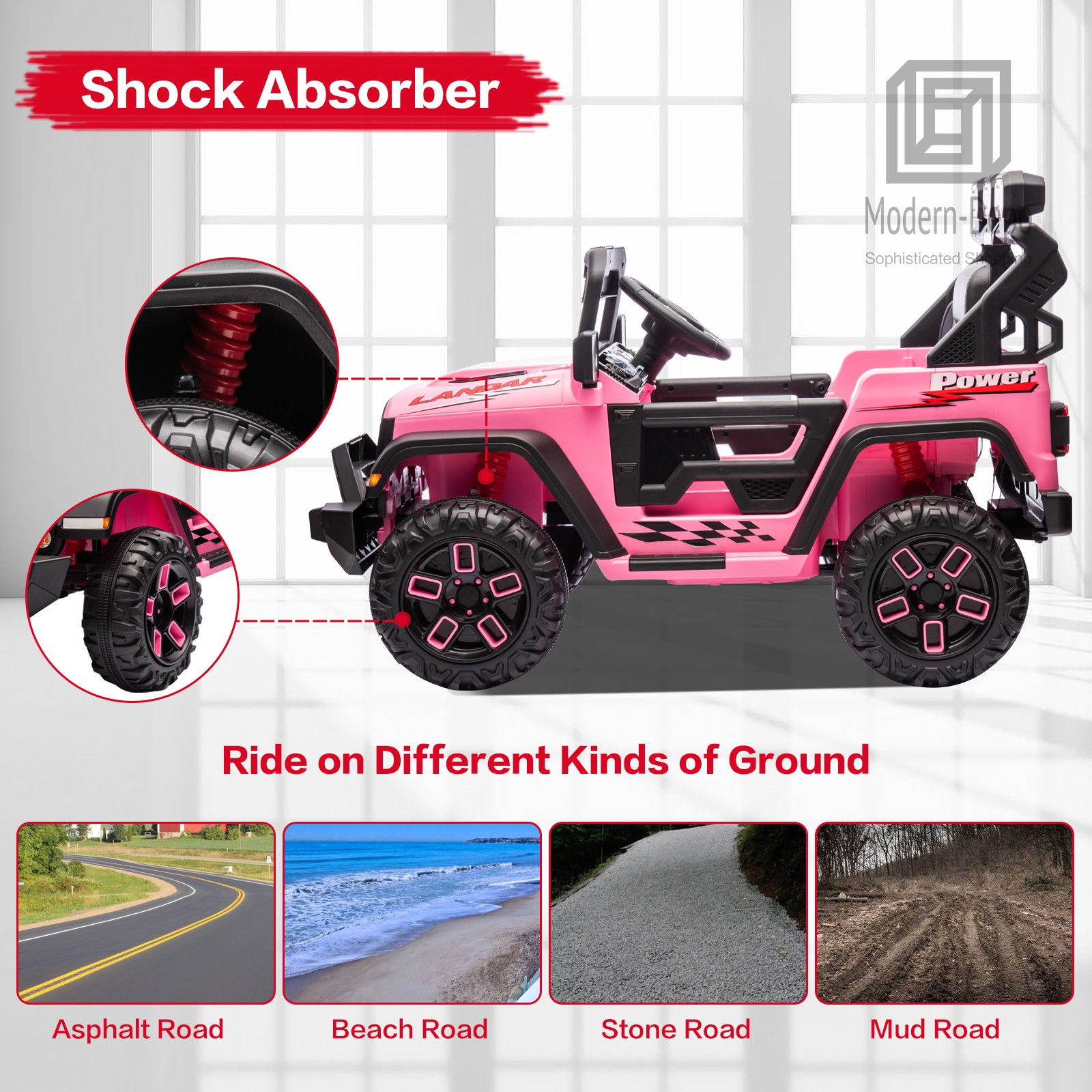 12V Electric Kids Ride On Truck W/ Remote Control DIY Sticker 2 Motor MP3 Player
