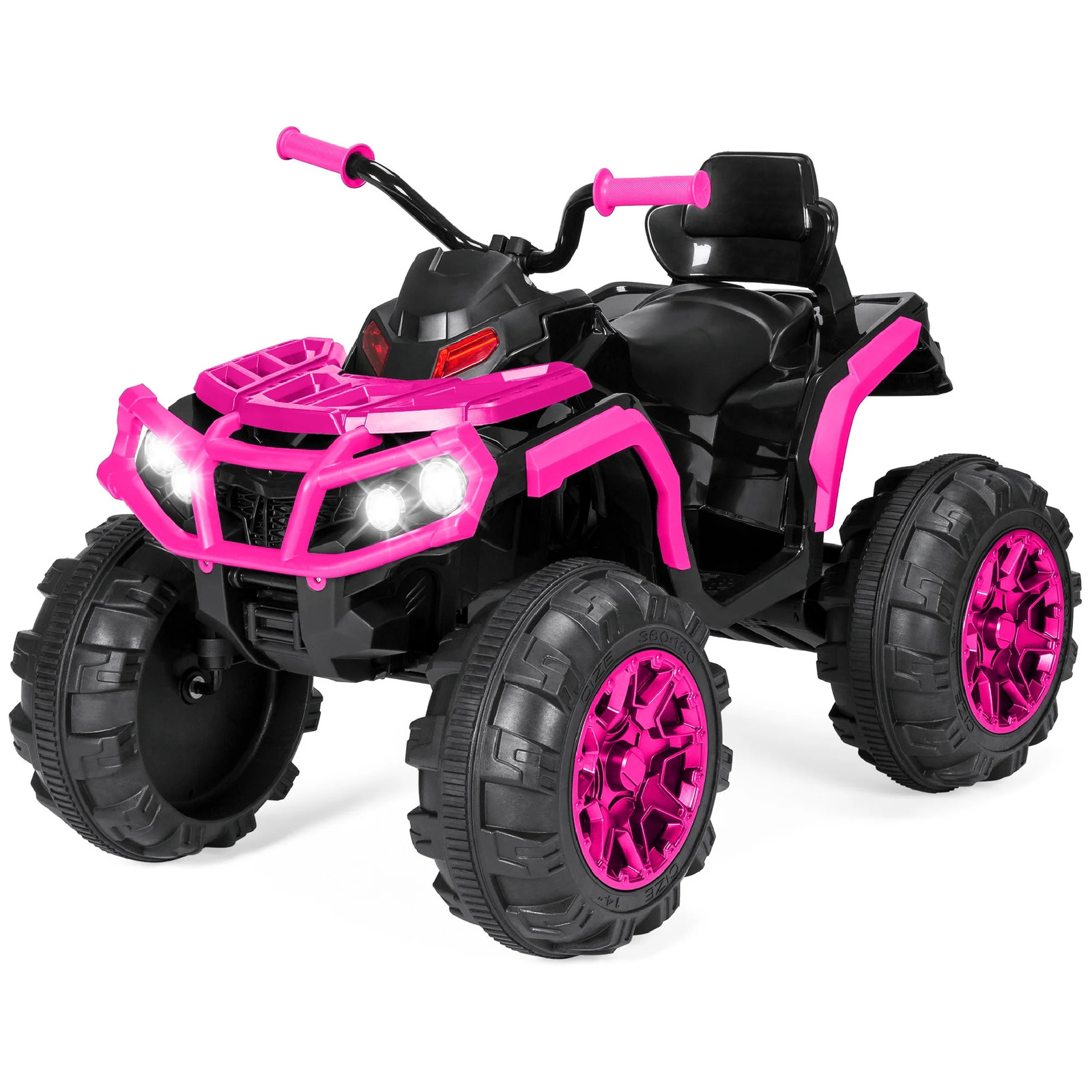 Best Choice Products 12V Ride-On ATV Quad w/ Bluetooth, 3.7mph Max, Treaded Tir