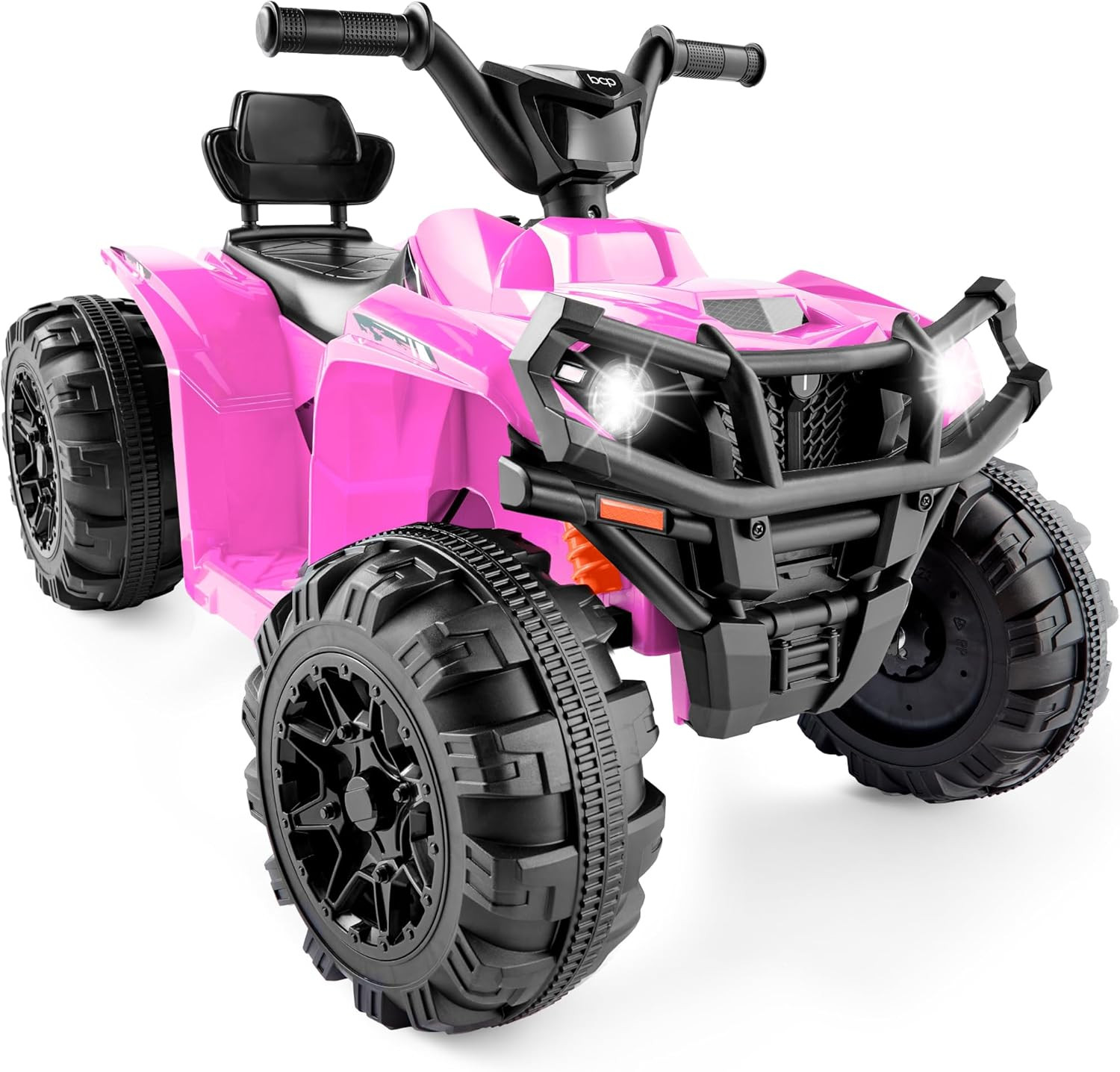 12V Kids Ride-On Electric ATV, 4-Wheeler Quad Car Toy W/Bluetooth Audio, 2.4Mph