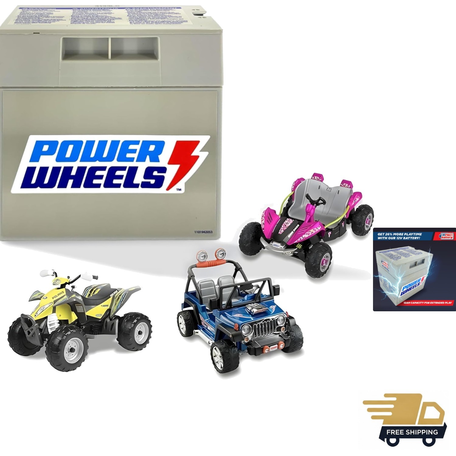 SAFETY-CERTIFIED 12V Battery for Kids’ Power Wheels – Perfect Replacement