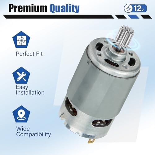 12V Gearbox Motor for Peg Perego Kids Ride-On Cars Replacement