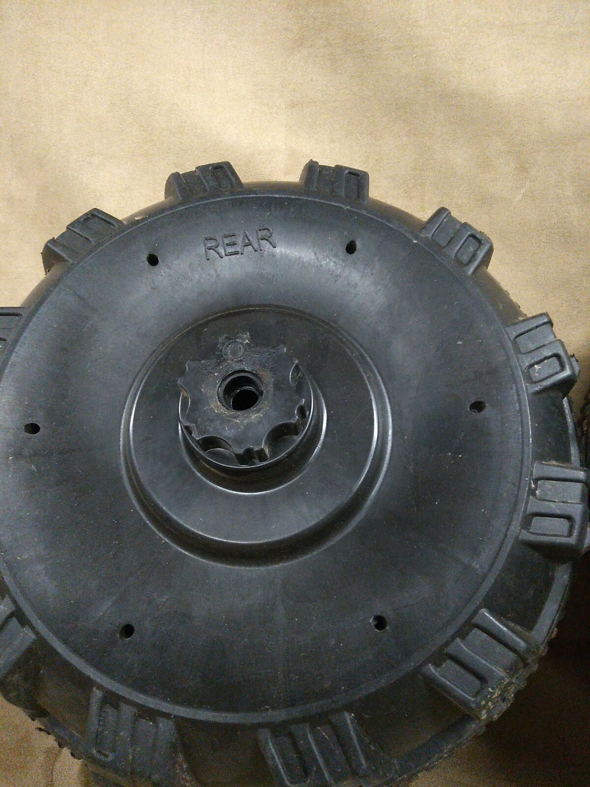 Powet Wheels Rear Tires Wheel Plastic Solid Toy Car