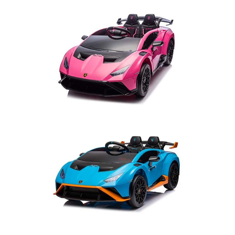 24V Kids Electric Ride On Drift Car Lamborghini Huracan Sto Speeds 1.86-5.59 MPH