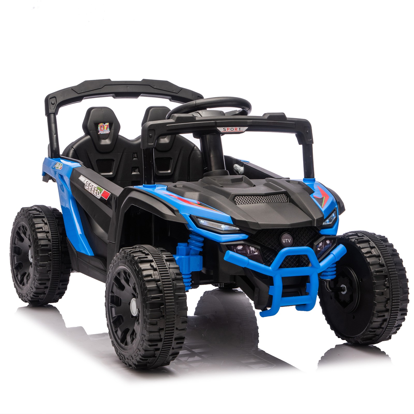24V Kids ride on UTV W/ 2.4G PC,80W*2,Four-wheel suspension for Kids Aged 3-5