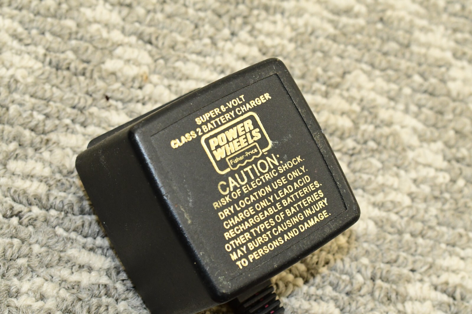Genuine Fisher Price 00801-0974 Power Wheels BC-120-61200 Battery Charger Super
