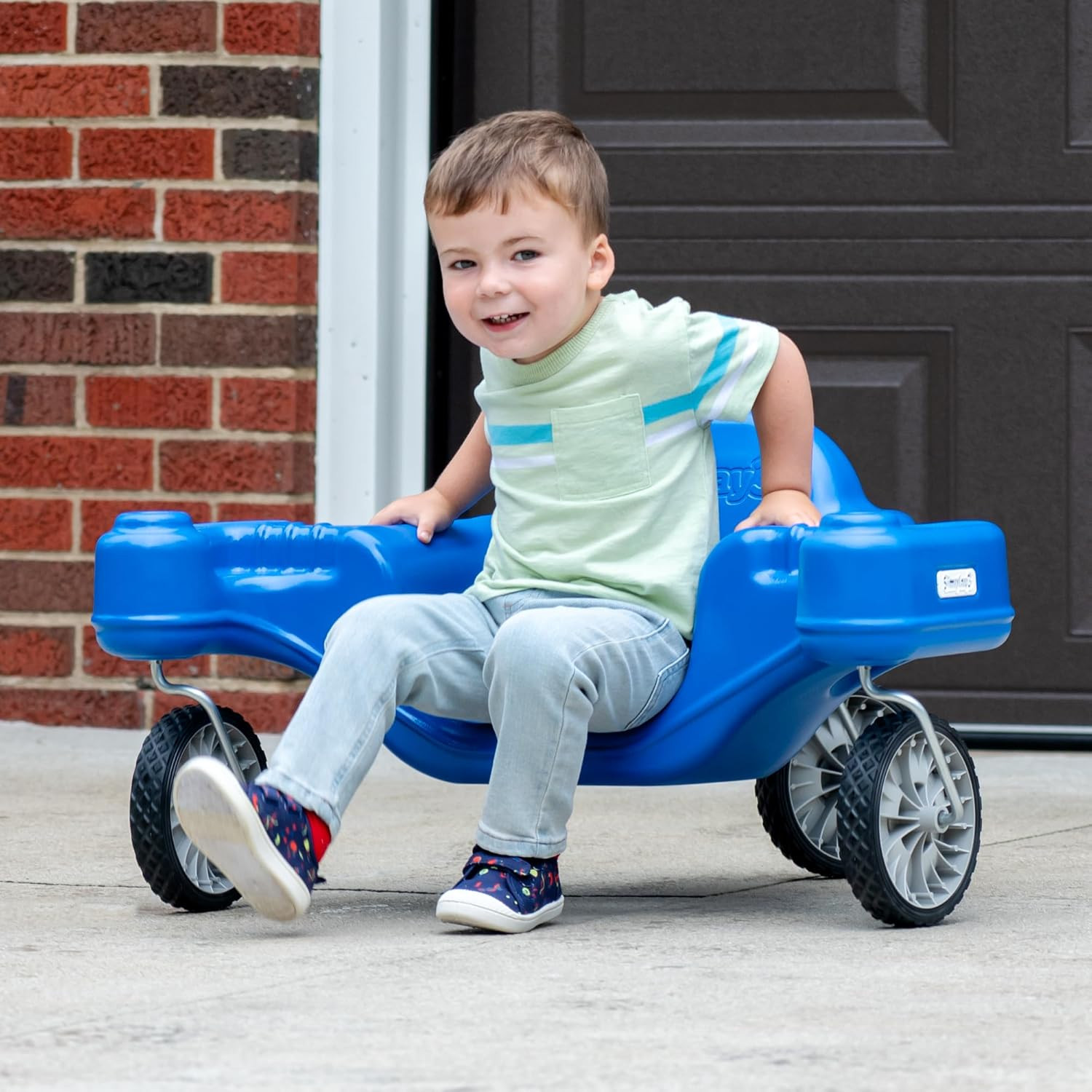 Galaxy Glider Ride-On Toy for Toddlers and Kids Ages 1-1/2 to 5 Years, 360-Degre