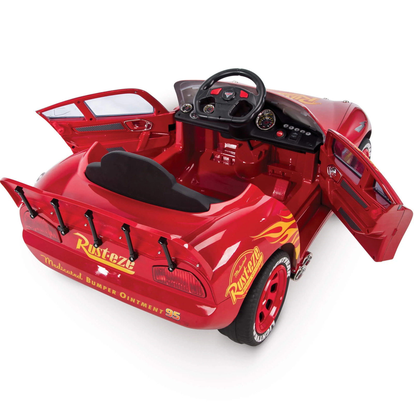 Huffy Disney Lightning McQueen 6V Battery-Powered Ride-On for Kids 3+