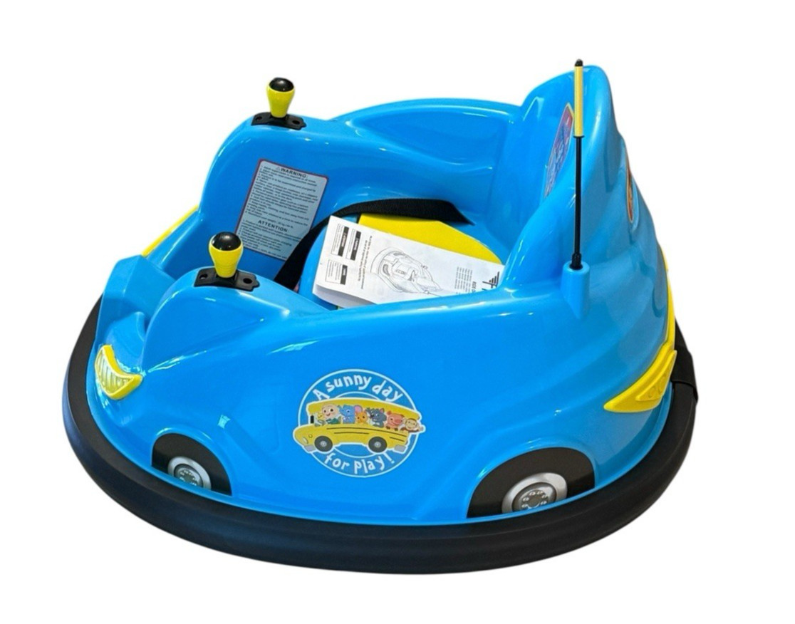 FunPark 6V Bumper Car for Toddlers Kids Bumper Car Electric Toddler Ride