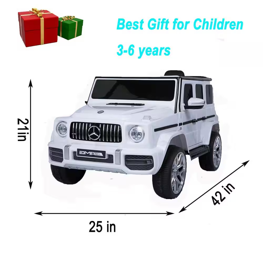 Mercedes-Benz G63 Kids Ride on Toy Car, Kids Electric Car with Remote Control 12