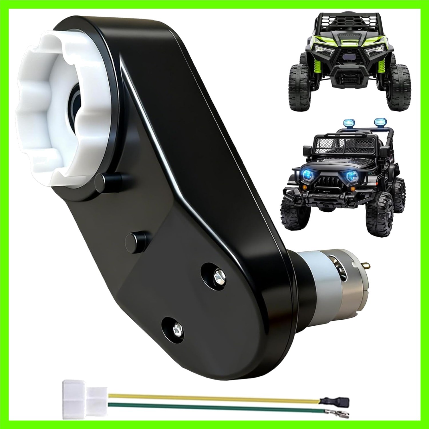 2Pack RS390 16000RPM Motor Gearbox for Power Wheels Motor Upgrade Repair Repl…
