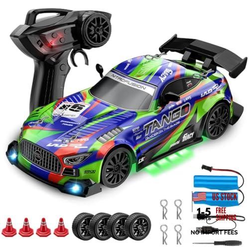 Drift RC Car for Electric Toy Car Hobby Racing Car Toys with 1-green