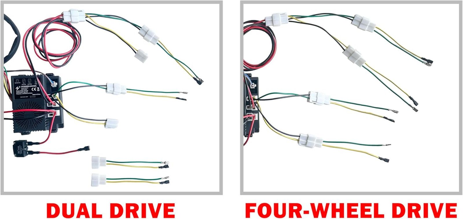24 Volt DIY Wires Harness Conversion Kit for Kid’S Ride on Toys Car,2.4G Set of