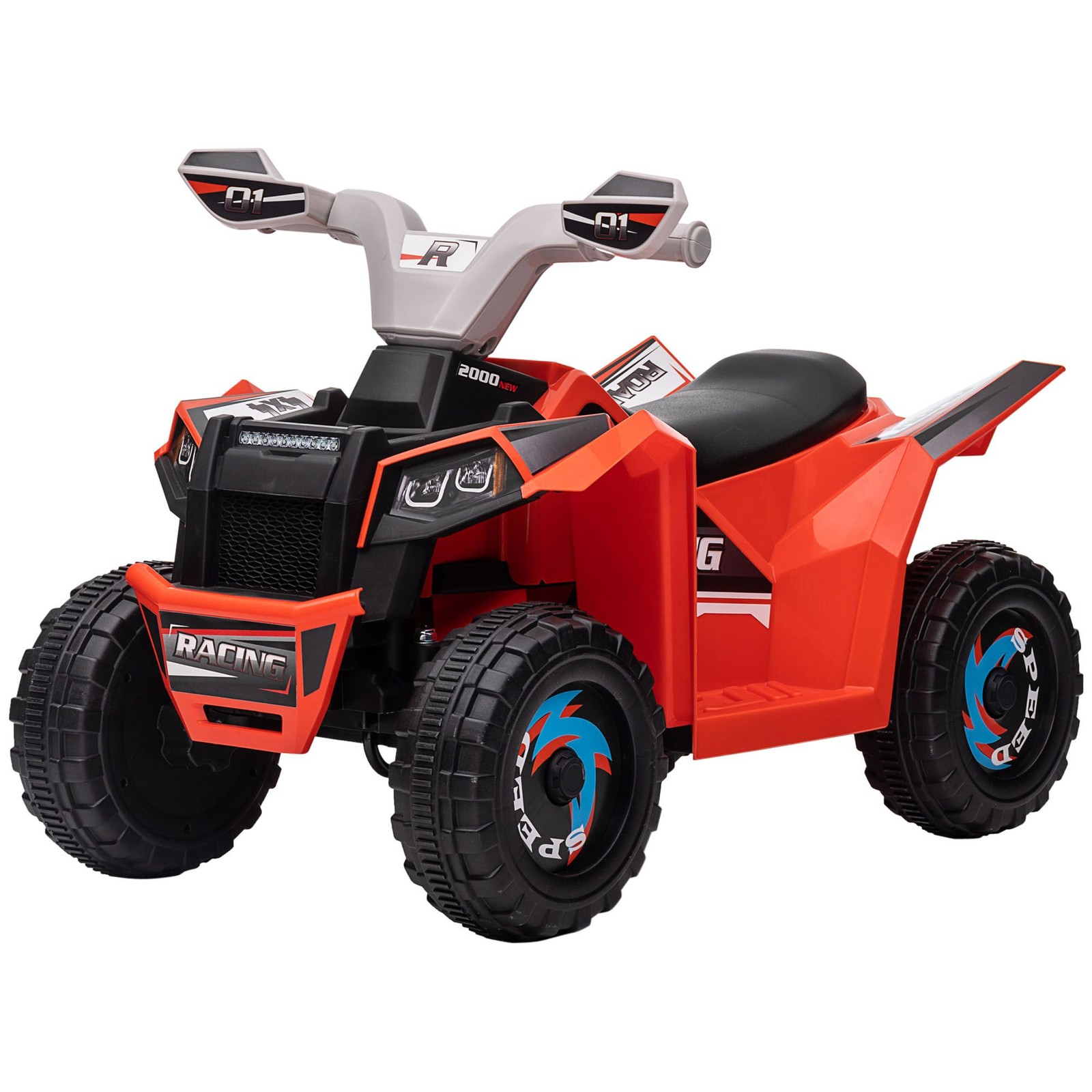 Battery Powered Kid ATV 6V Electric Four-Wheeler 55lb Red