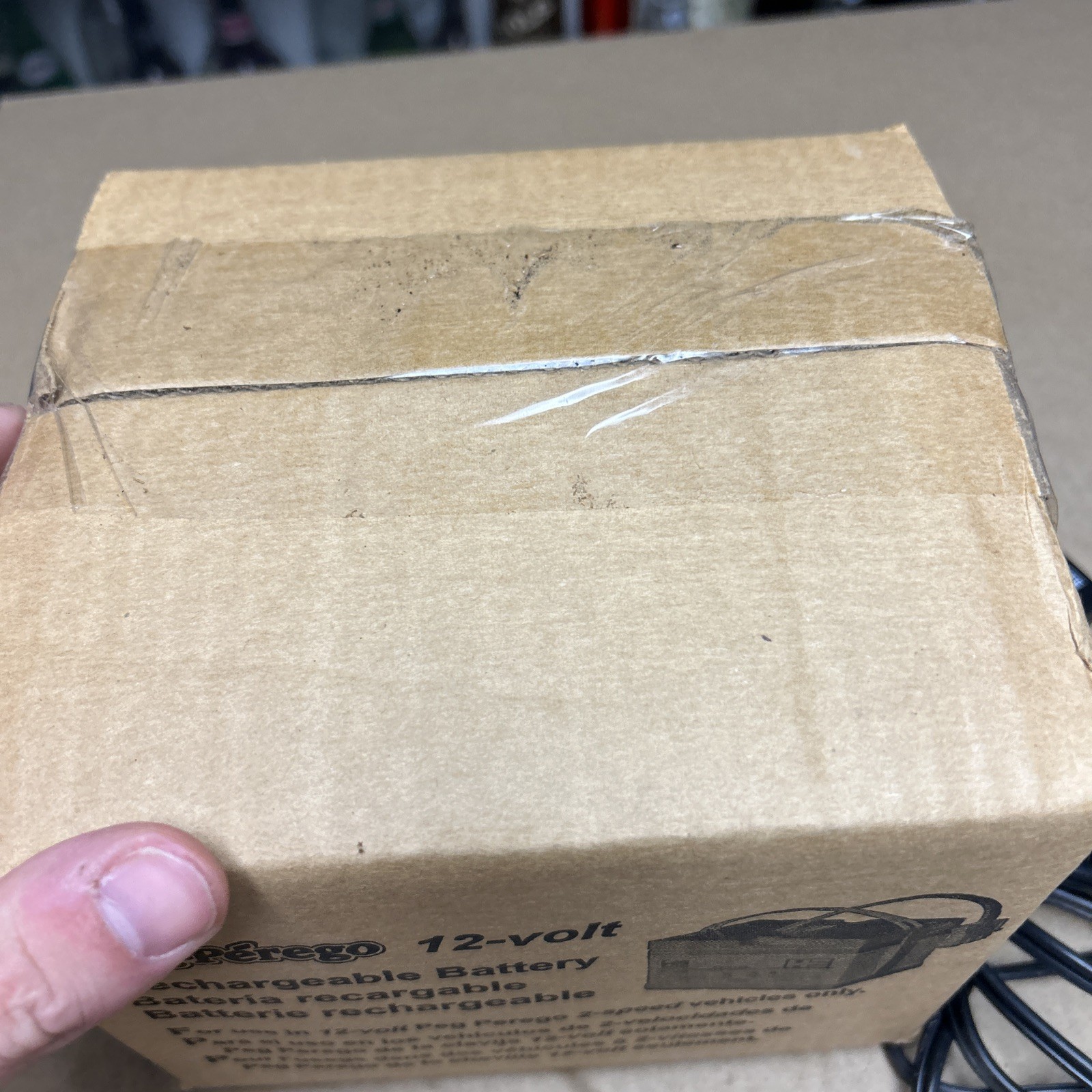 Genuine OEM Peg-Perego 12-Volt Battery For Ride On Vehicles, IAKB0501 W/ Charger