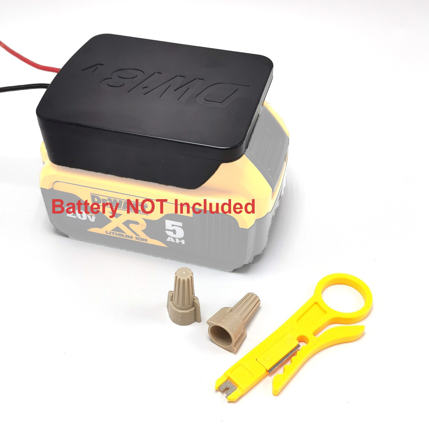 Power Wheels,Peg-Perego Battery Upgrade Adapter,Works with 18V 20V Tools Battery