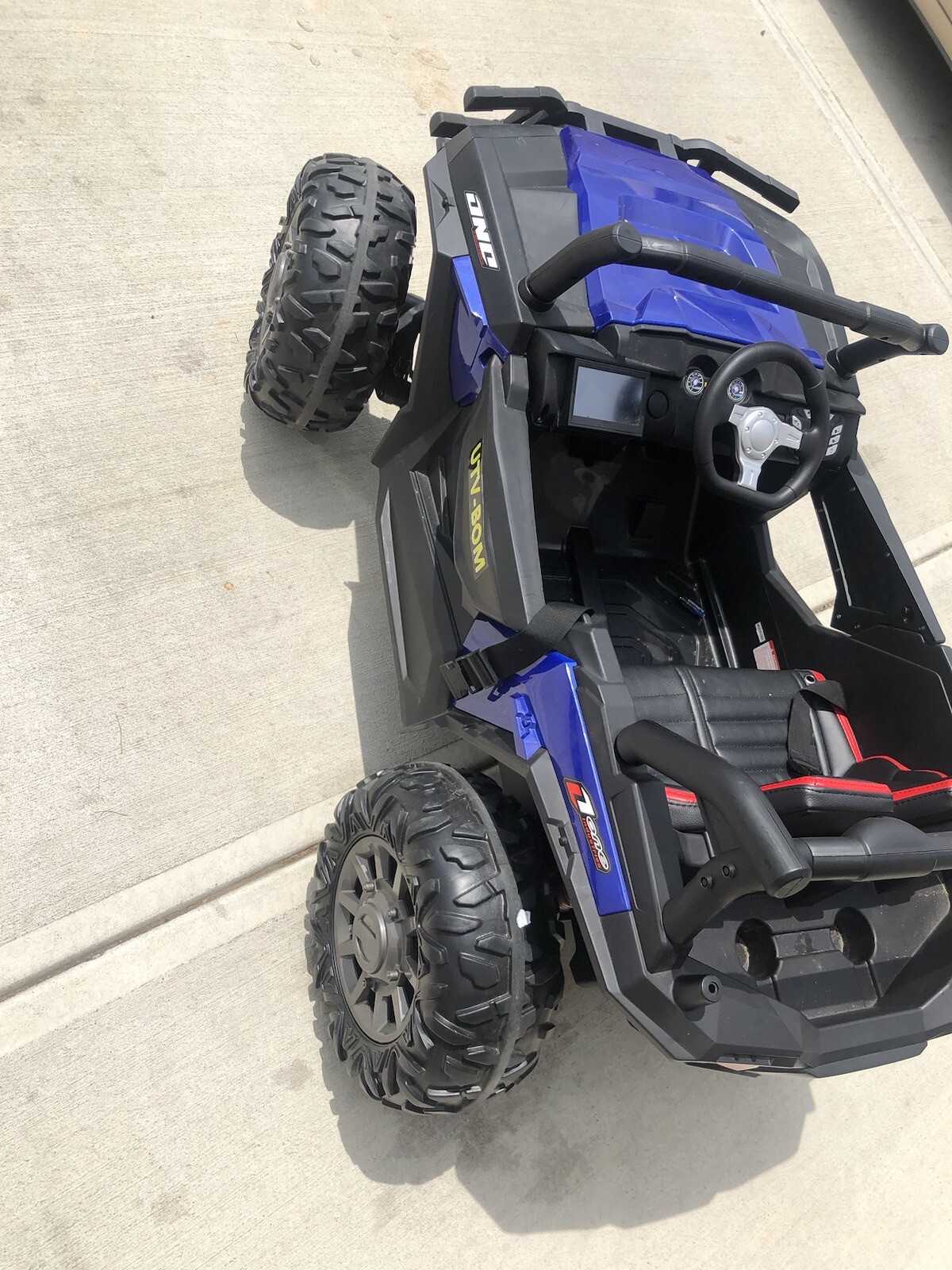 24V Kids UTV Ride on Car Electric Toys 2 Seater 4WD Off-Road 4 Wheeler Quad #
