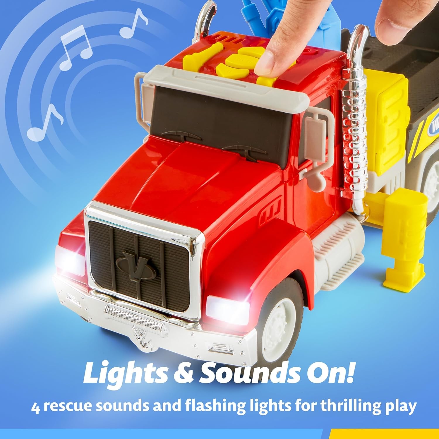 Vroomix Kids Tow Truck Toys for 3 4 5 6 7 Years Old Boys, Toddler Car Toys
