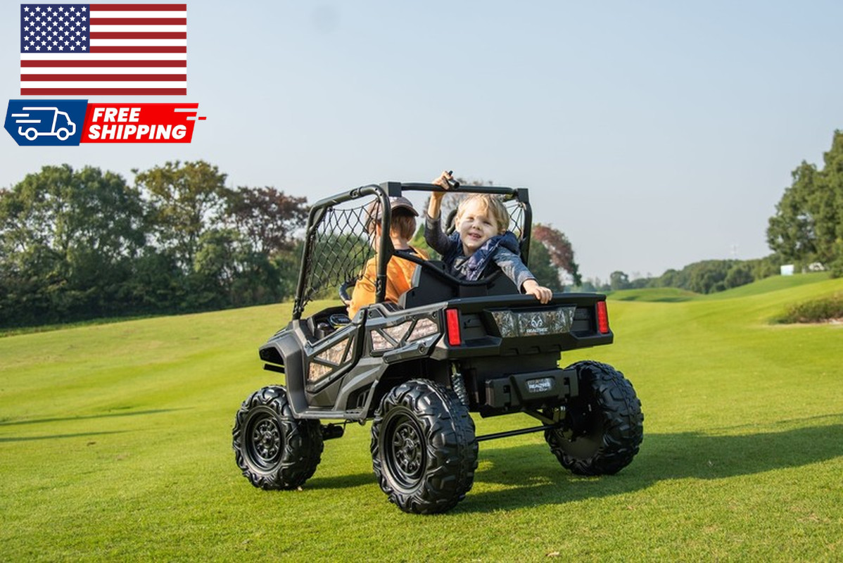 Realtree-XD 24V UTV Battery-Operated Ride-On with Remote Control Kids Ages 3 US