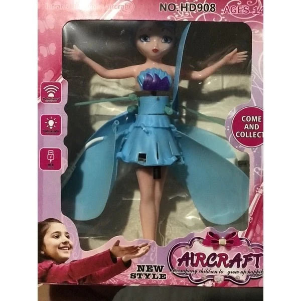 Magic Flying Fairy Flying Doll Princess Barbie Doll – USB Rechargeable toy