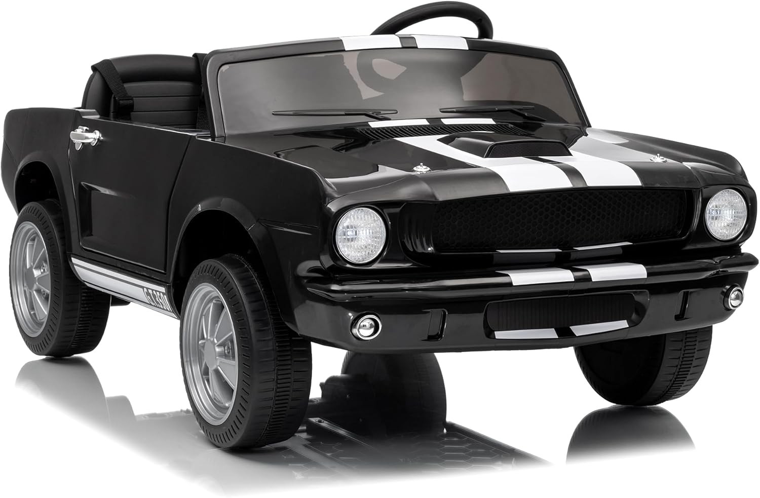 Kids Electric 24/12V Wheeler Car Ride on Toy Licensed Shelby GT350 w/ Remote Toy