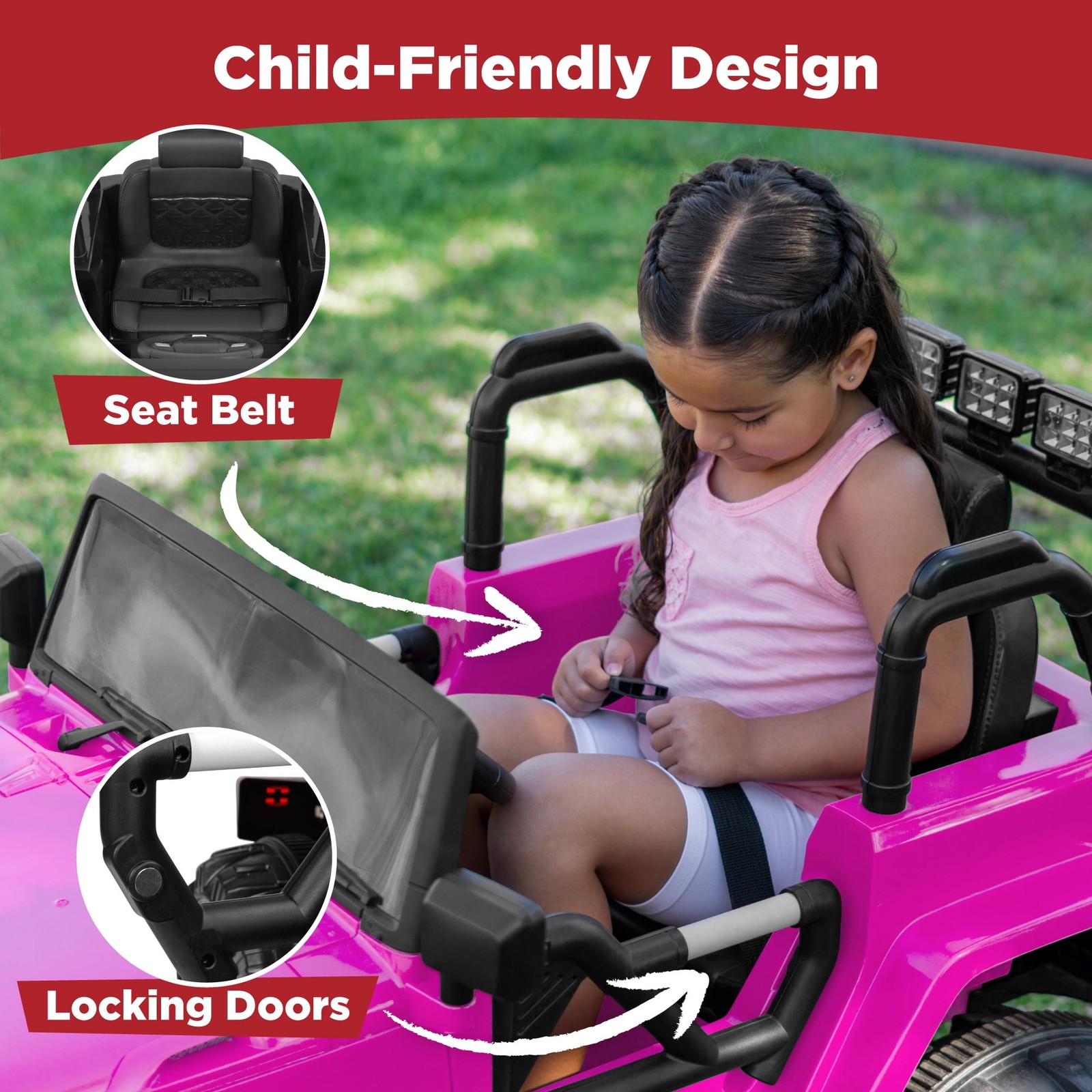 Best Choice Products Jumbo 12V Kids Electric Ride On Truck with Parental Remote,