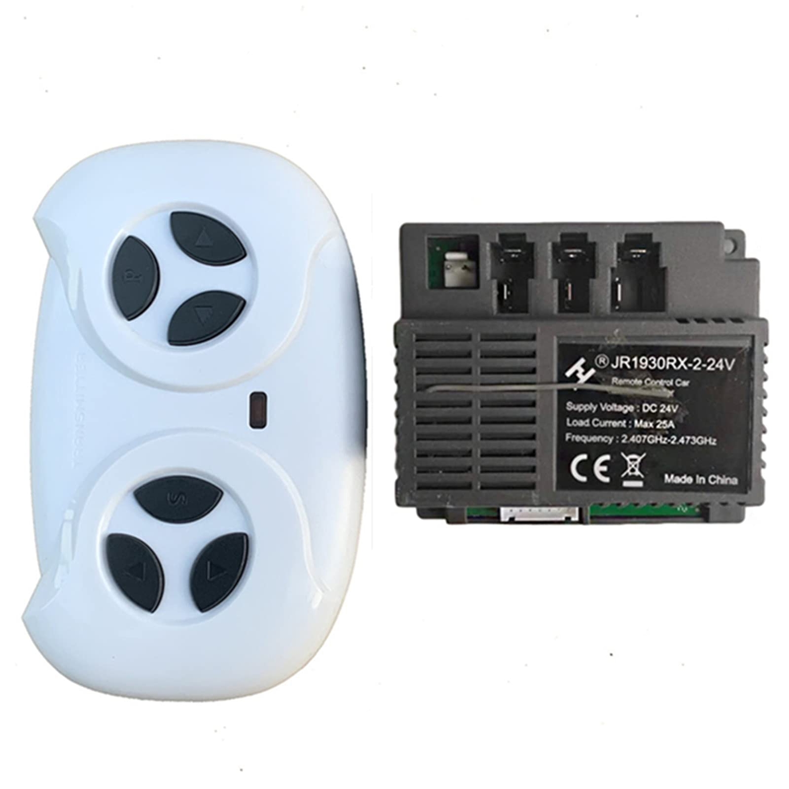2.4G Bluetooth Remote Control and JR1930RX-2-24V Receiver Kit Kids Powered Ri…