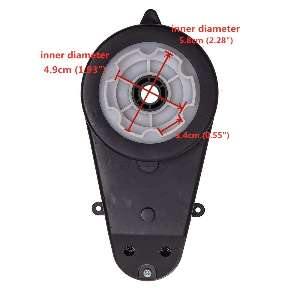 Electric Motor Gearbox 12V for Ride-On Cars – Lightweight & Fast-Installing