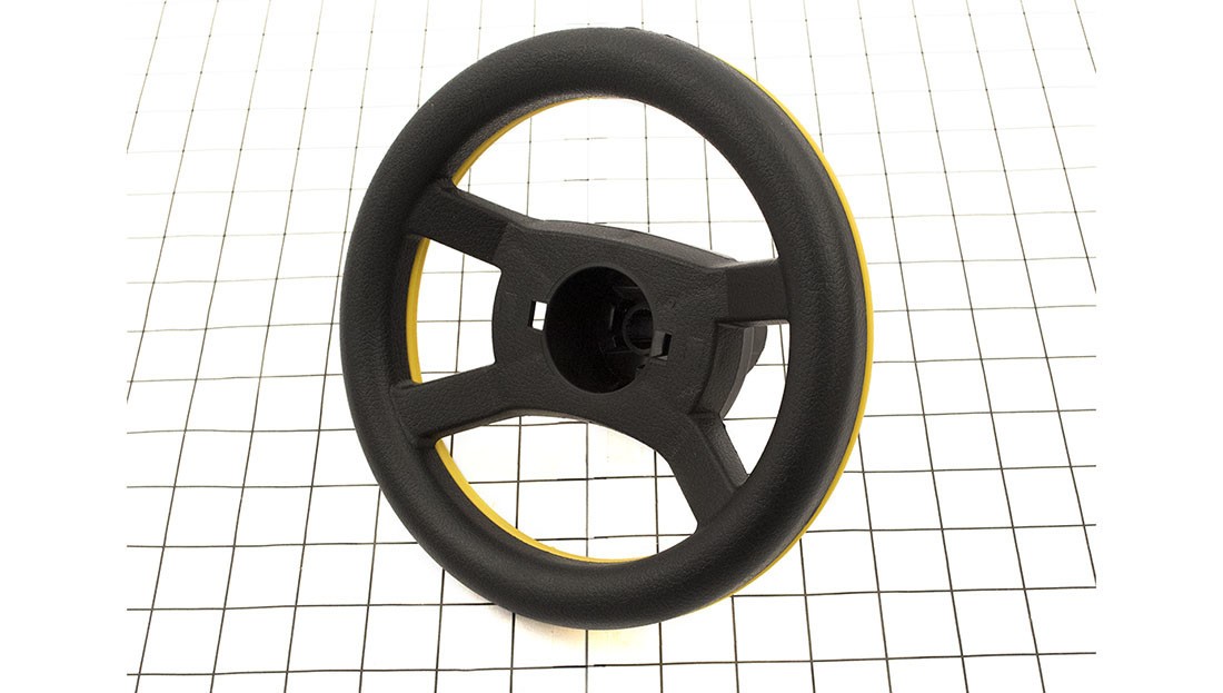 Ride on Part # ASGI0217NN – Blk/blk Steering Wheel New Claxon Assy