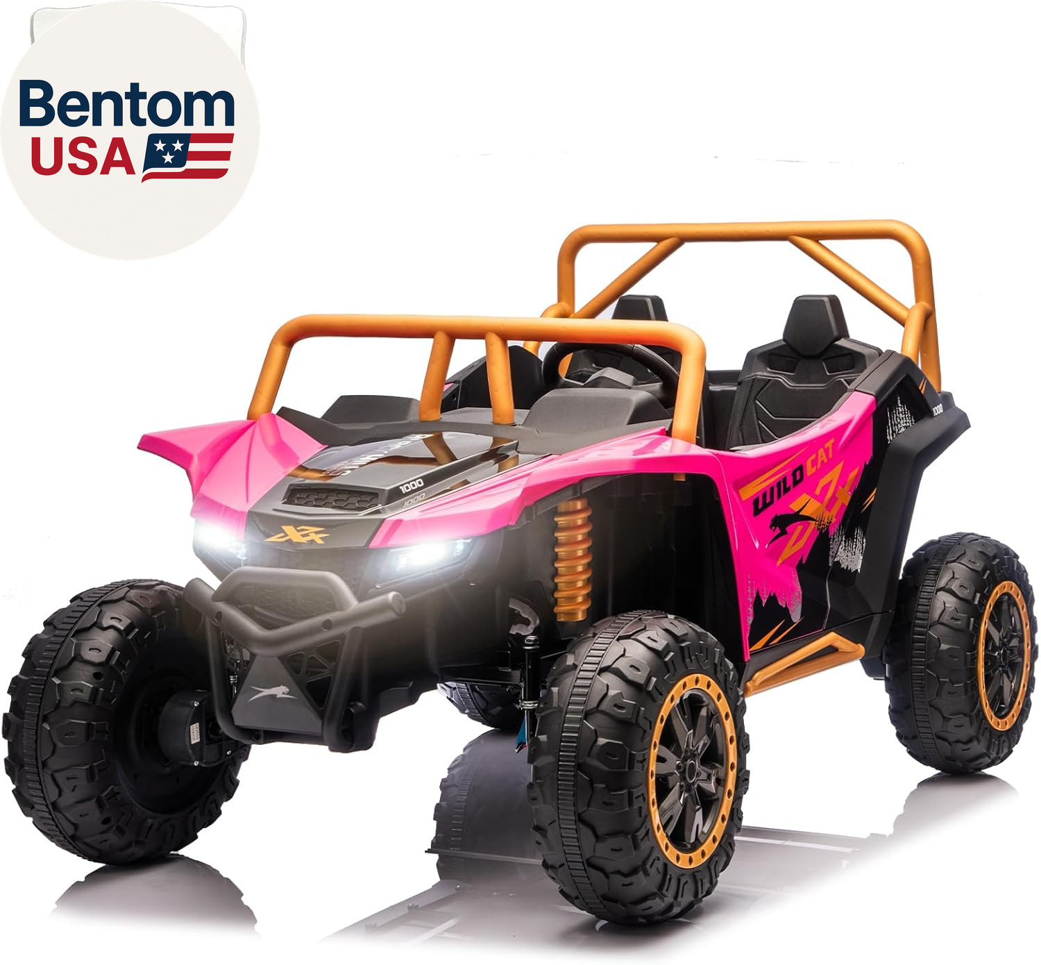 24V 4WD 10Ah 2-Seater Kids Ride on UTV XXXL with Parents Remote Control, 4X4 Off