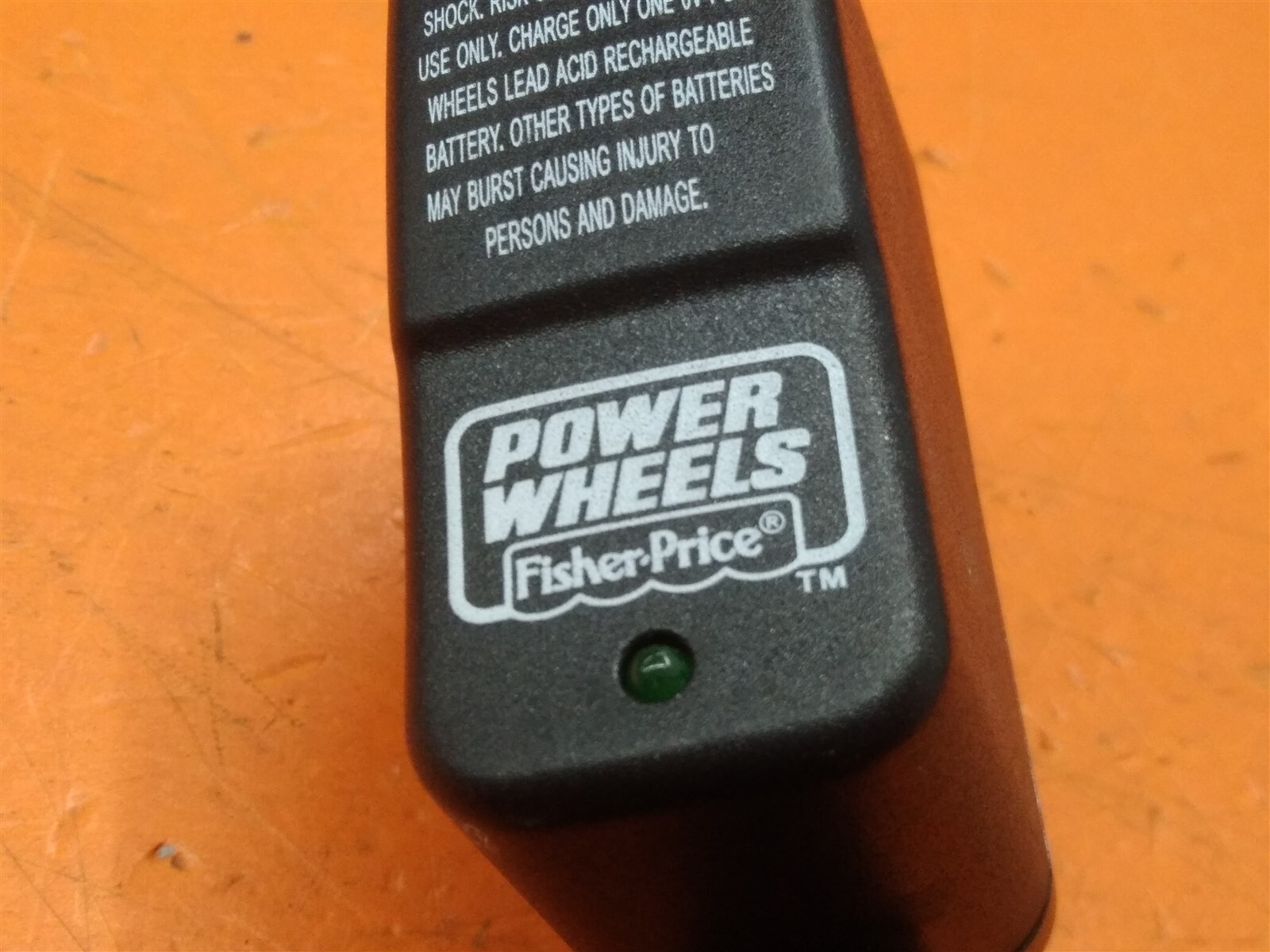 ⭐️⭐️⭐️⭐️⭐️ Fisher Price Power Wheels AC/DC Battery Charger Cord 00801-1483