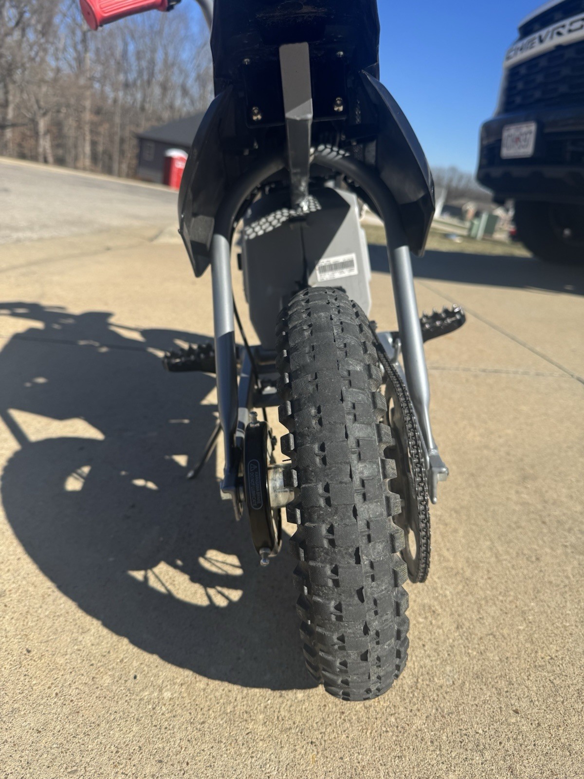 Razor Electric Battery Operated Ride-On Dirt Bike Black Red