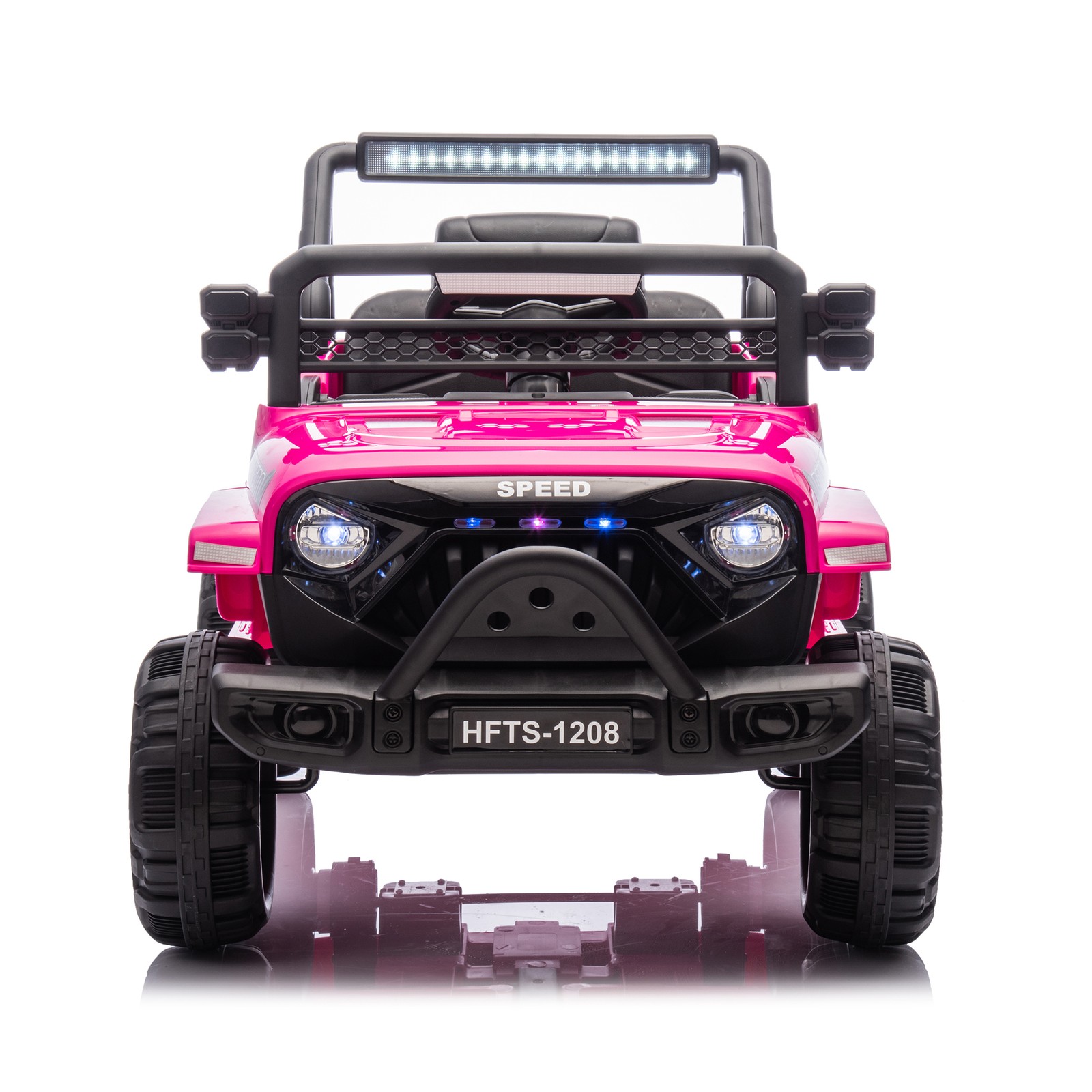 12V Kids Ride On Electric Truck Car Early education function kids aged 1-4 Pink