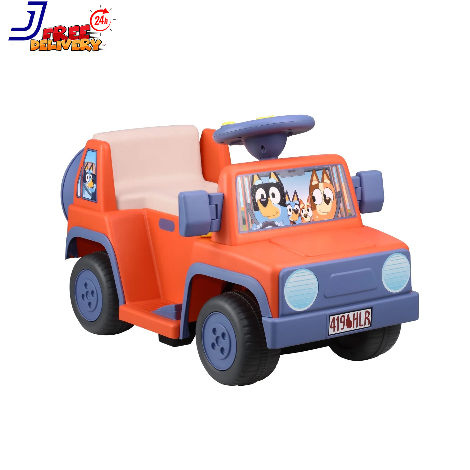6V Battery Powered Ride on Car with Sounds, Kids Ages 2+