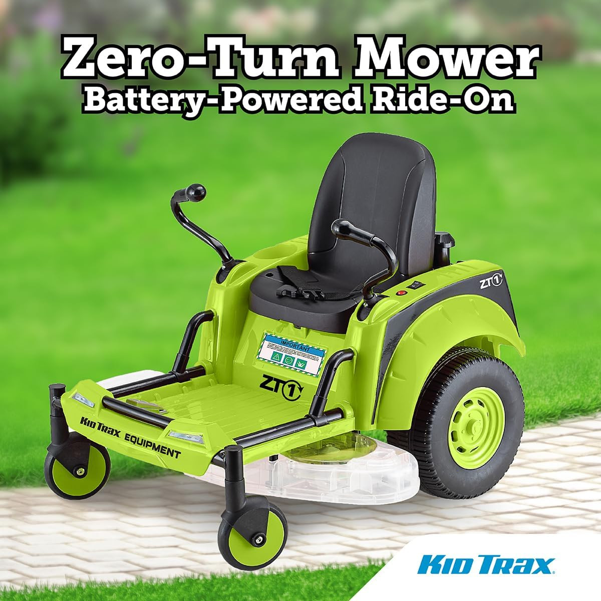 12V Zero Turn Lawn Mower Toodler Toys – Ride on Toy, Outdoor Toys, Tractor Toy,