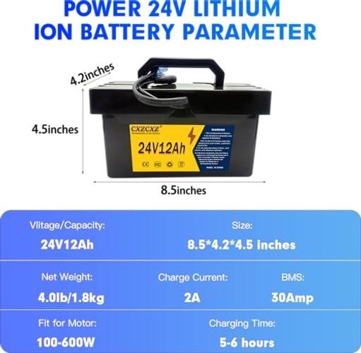 24V12Ah Li-ion Battery for Best Car Ride On Toys,24V Replacement Battery with