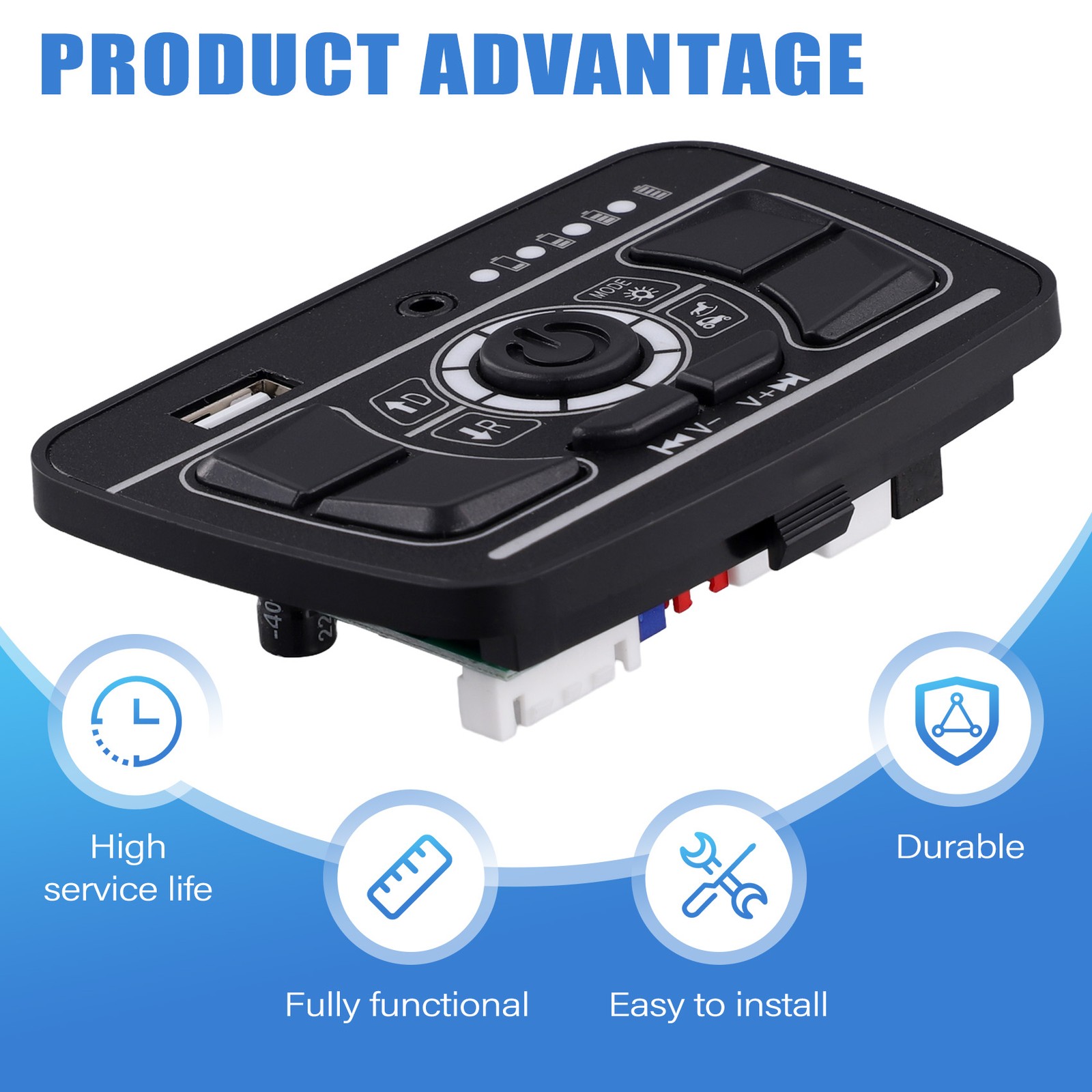 Children’S Electric Car Central Control Panel Multi Functional Bluetooth8192