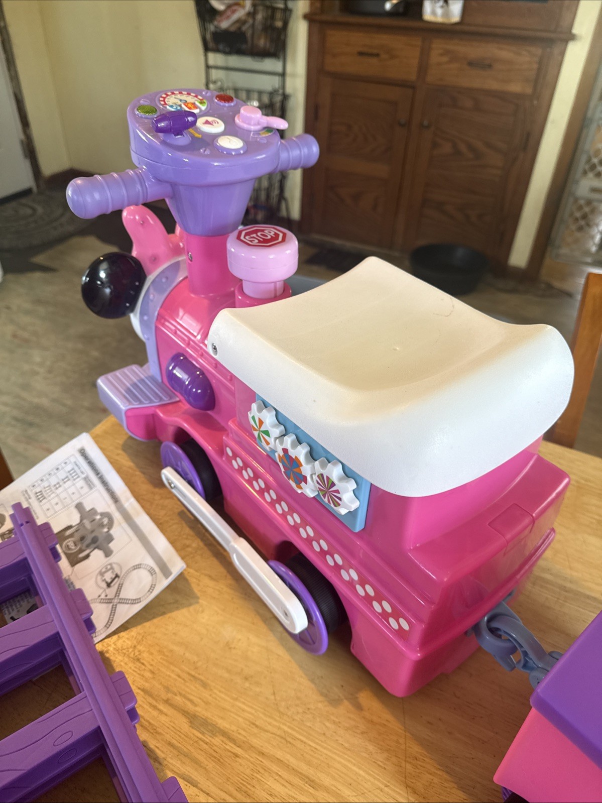 Kiddieland Minnie Mouse Ride-On Motorized Train With Tracks Complete