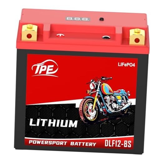 Lithium Motorcycle Battery-BS 12V, Lightweight LiFePO4 Replacement, High YTX12