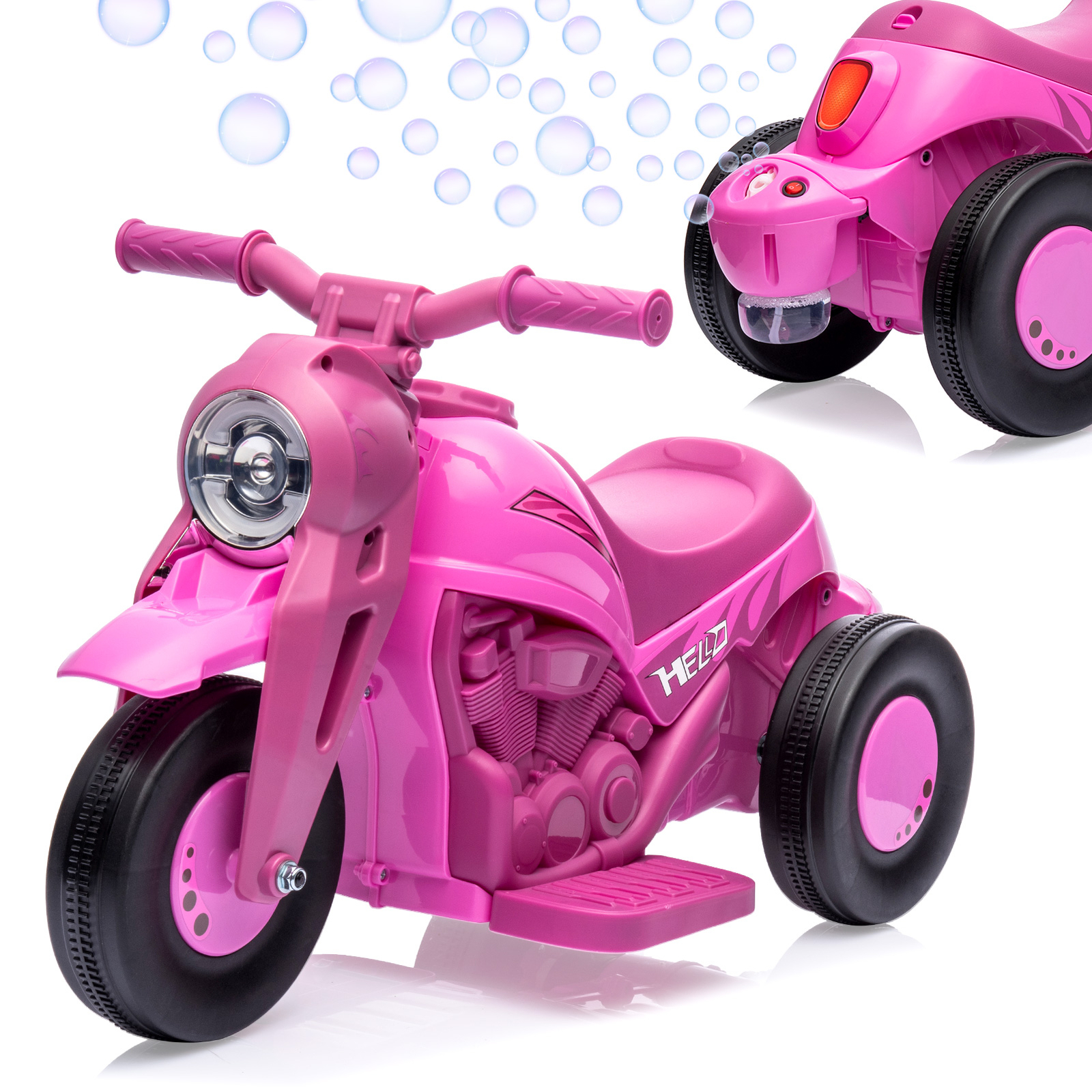 Kids Electric Motorcycle 6V Battery Powered Ride On Motorbike Toy for Boys Girls