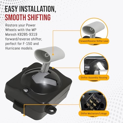 K8285-9319 Replacement Plastic Forward Reverse Shifter Assembly Gray/Black
