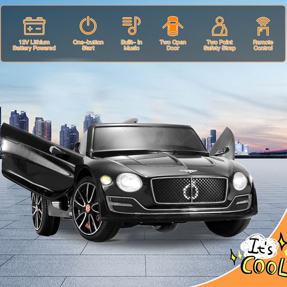 LICENSED Bentley Style Kids Ride On Car Battery Powered Electric Toy Remote 12V