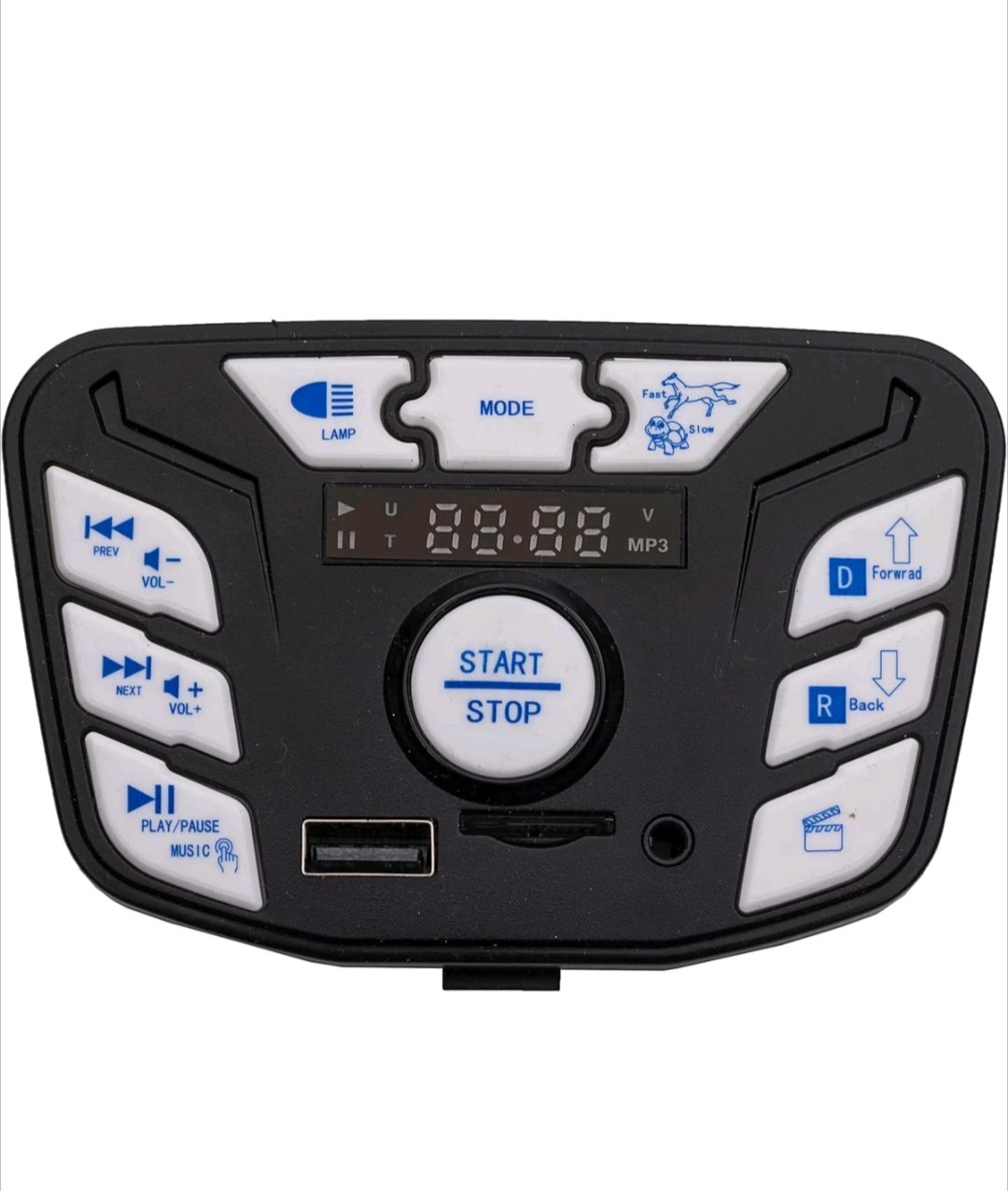 JR1927M-Z Blue 24V Children’s Electric Vehicle Power Supply Central Control Swit