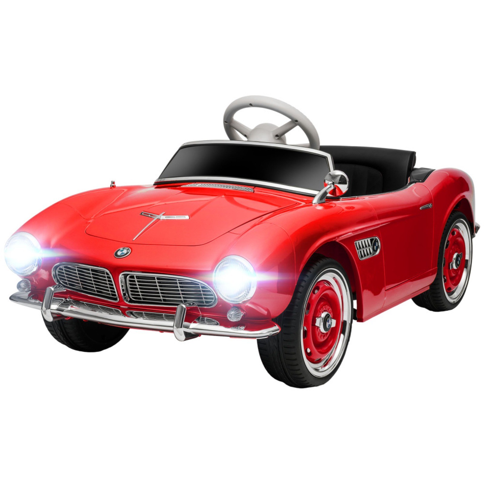 Aosom Licensed BMW Electric Ride On Car 12V 3 Speeds Remote Control Red