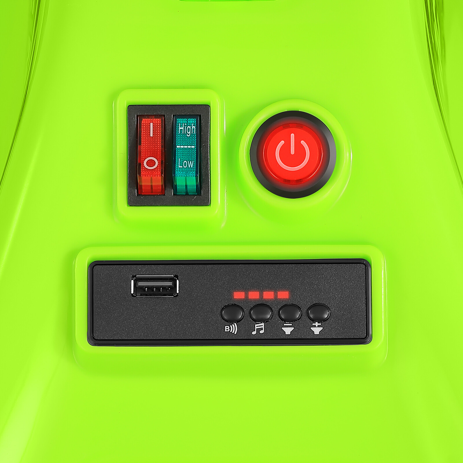 360° 24V Kids Electric Drifting Go Kart Ride On Cart with Bluetooth (Green)