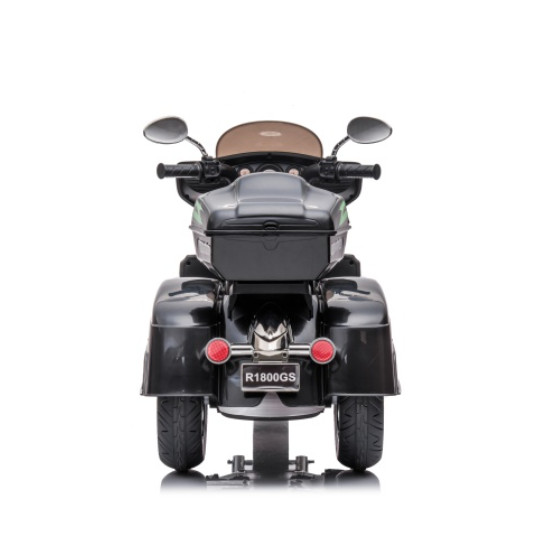12V Kids Electric Ride On Motorcycle 3-Wheel Two-Seat Bike w/ LED Headlights Key