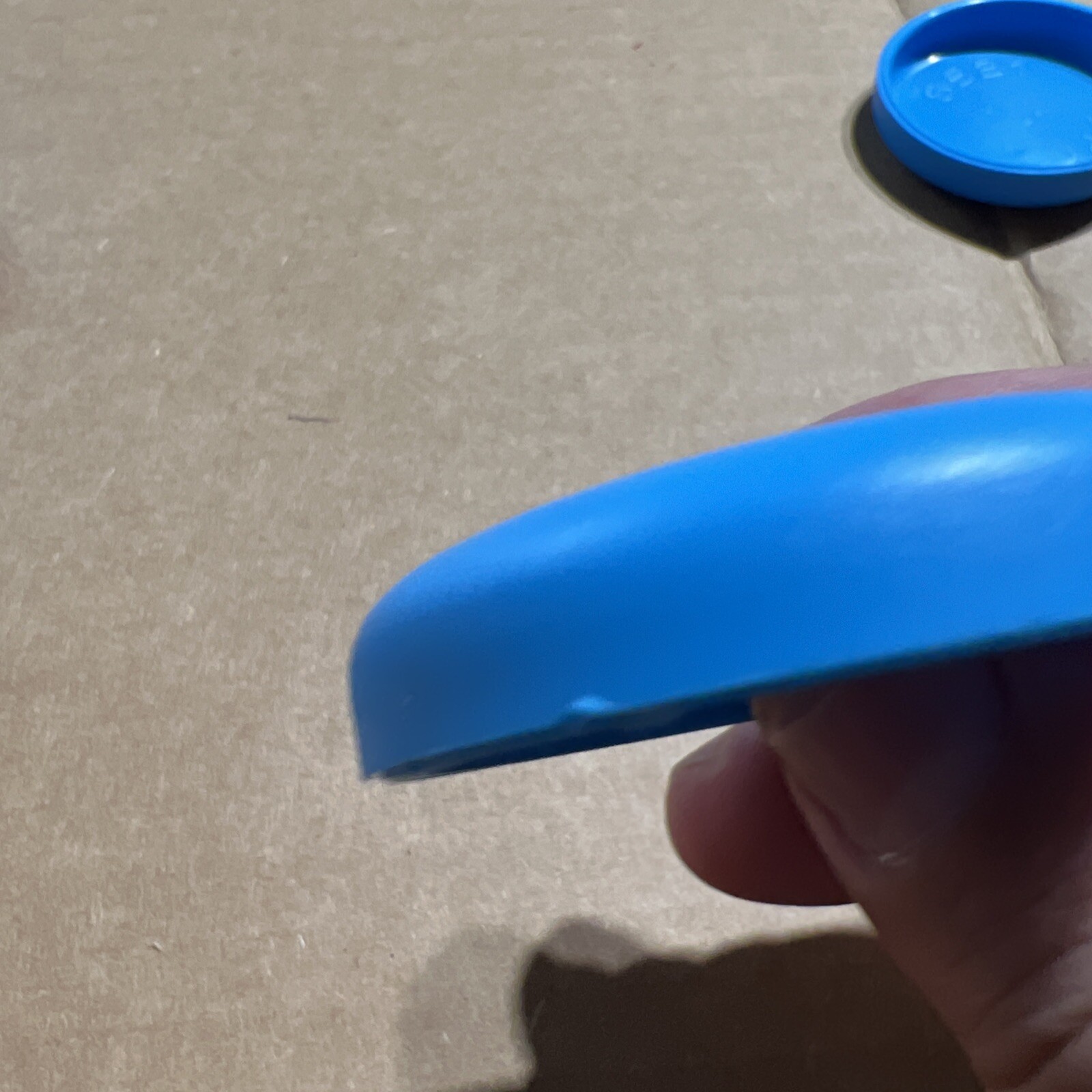 Peg Perego Thomas the Train Ride-On Replacement Part~BLUE WHEEL CAP COVERS (X6)