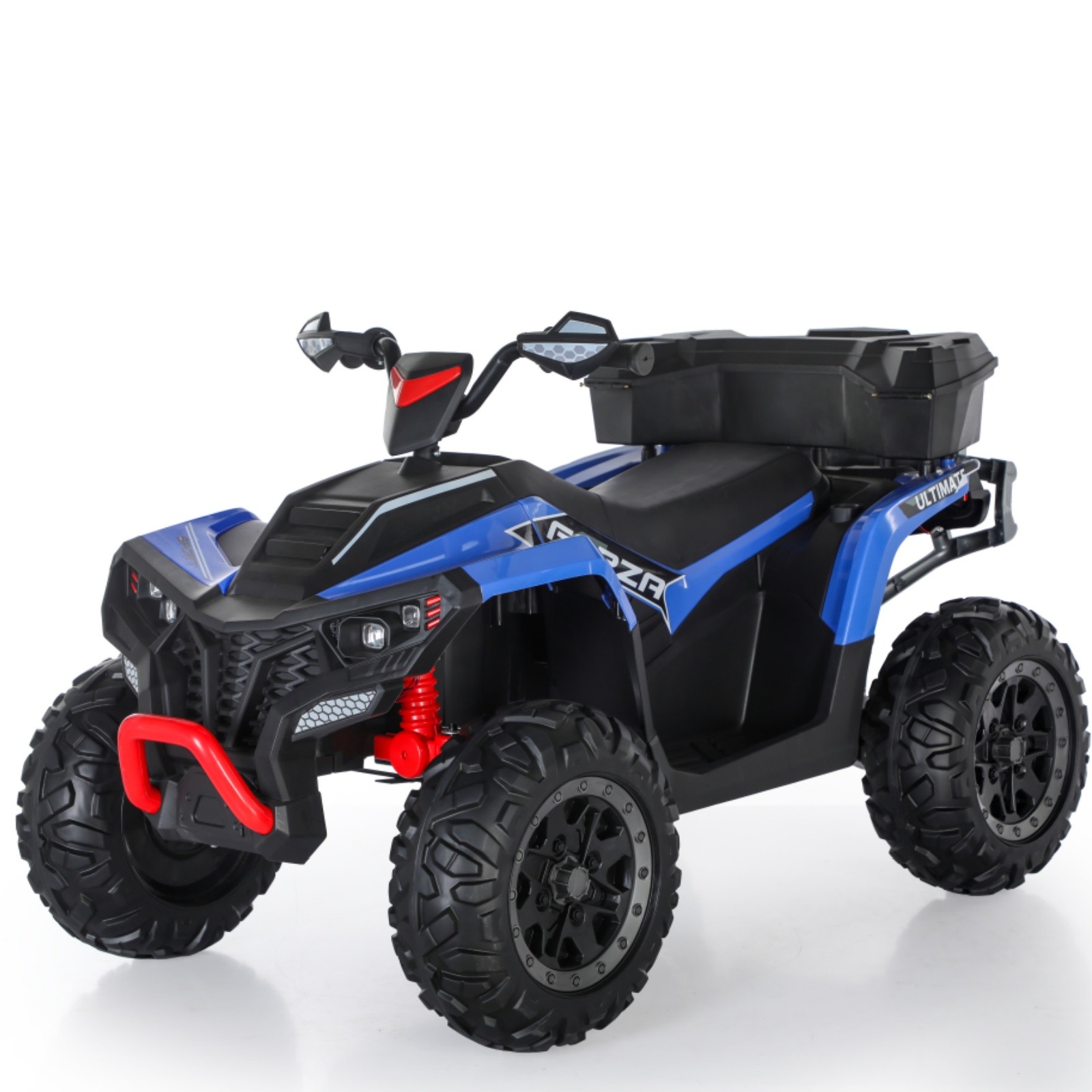 Kids ATV 4 Wheeler 24V Electric ATV Ride On Toy 2-Seater 6 Mph Max Speed – Blue