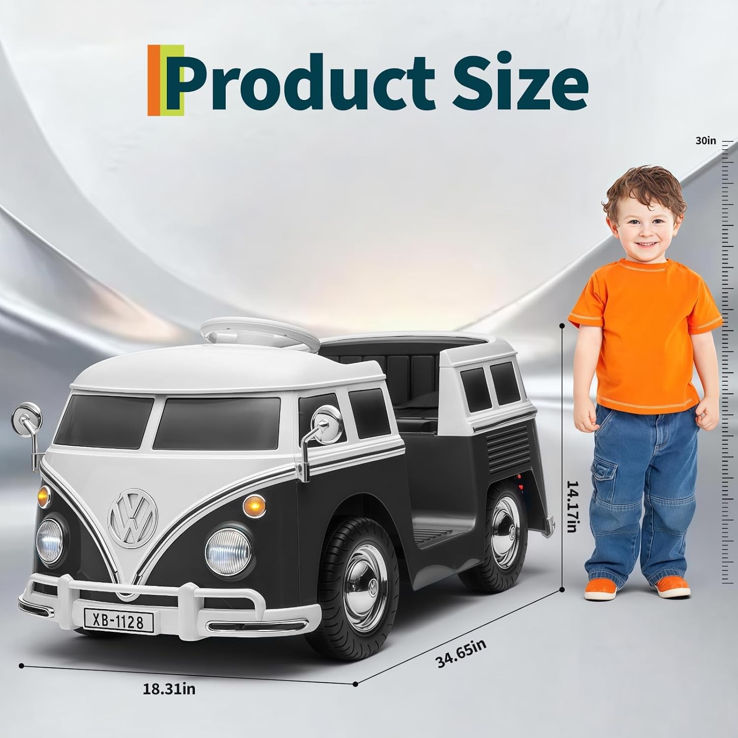 6V Ride on Toys for Kids Licensed Volkswagen Electric Car