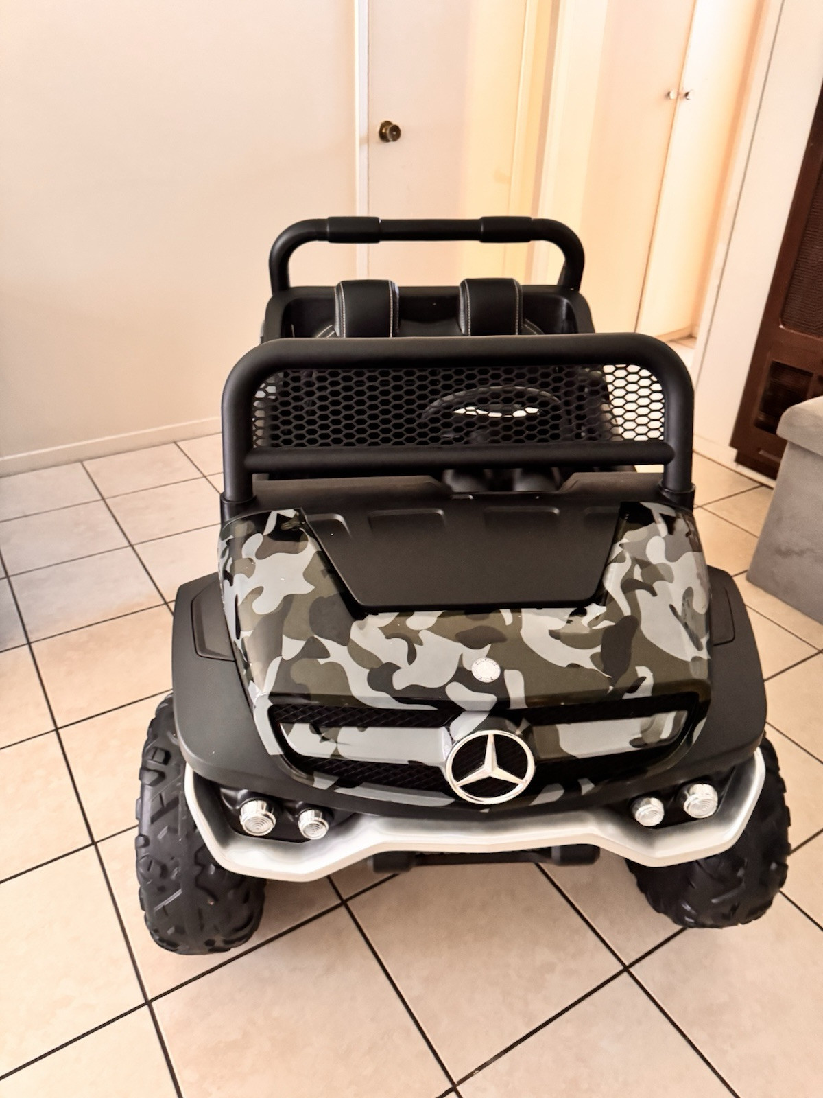 24v ride on Mercedes-Benz Unimog 4×4 Camo UTV