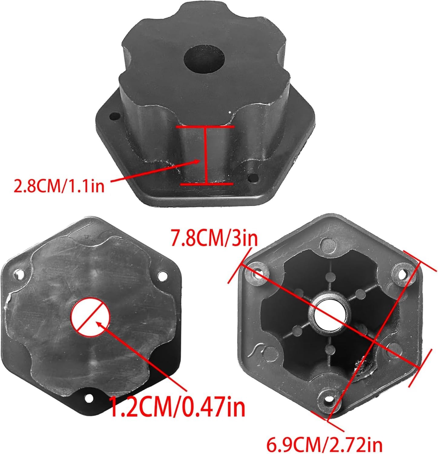 2PCS Steel Gear Motor Gearbox for Power Wheels Kids Ride on Toy 24V 35000RPM